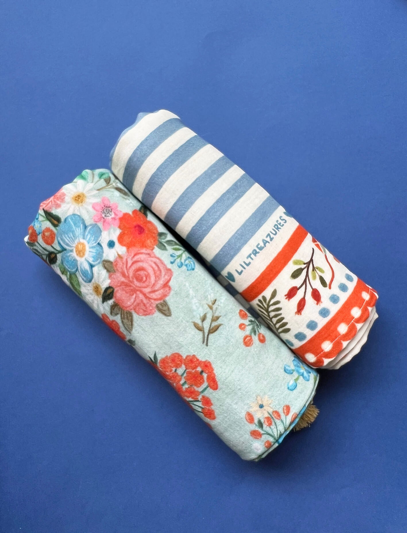 Hiver cotton baby swaddle set | Set of 2