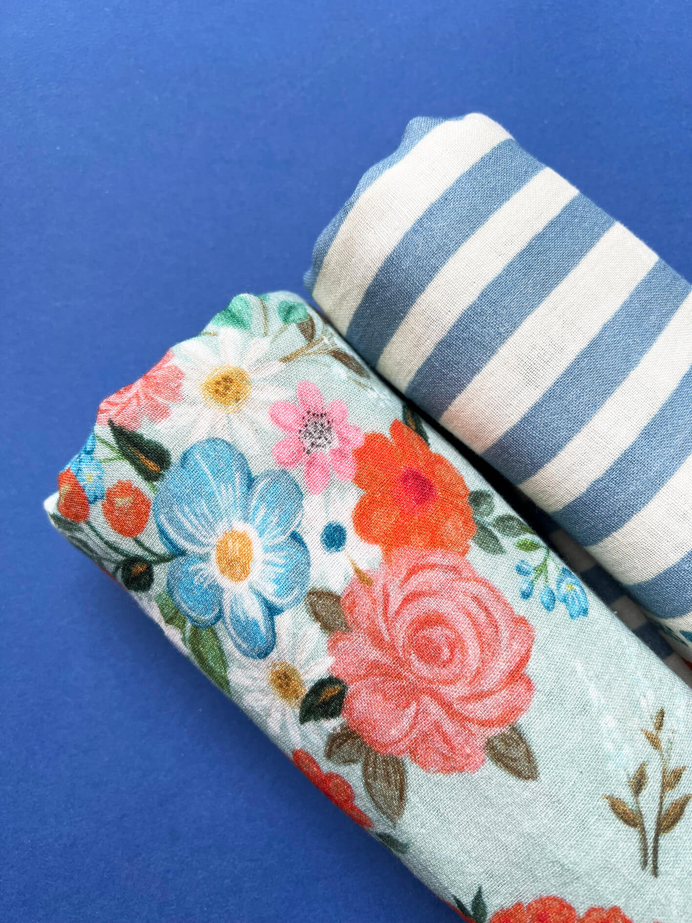 Hiver cotton baby swaddle set | Set of 2