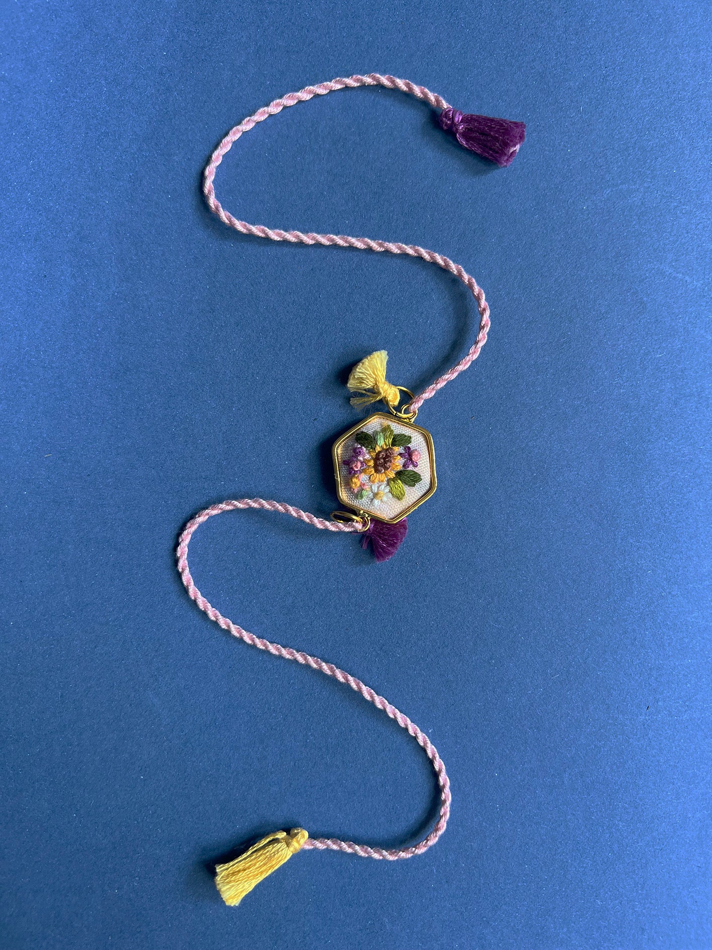 Yellow Sunflower Hexa Rakhi