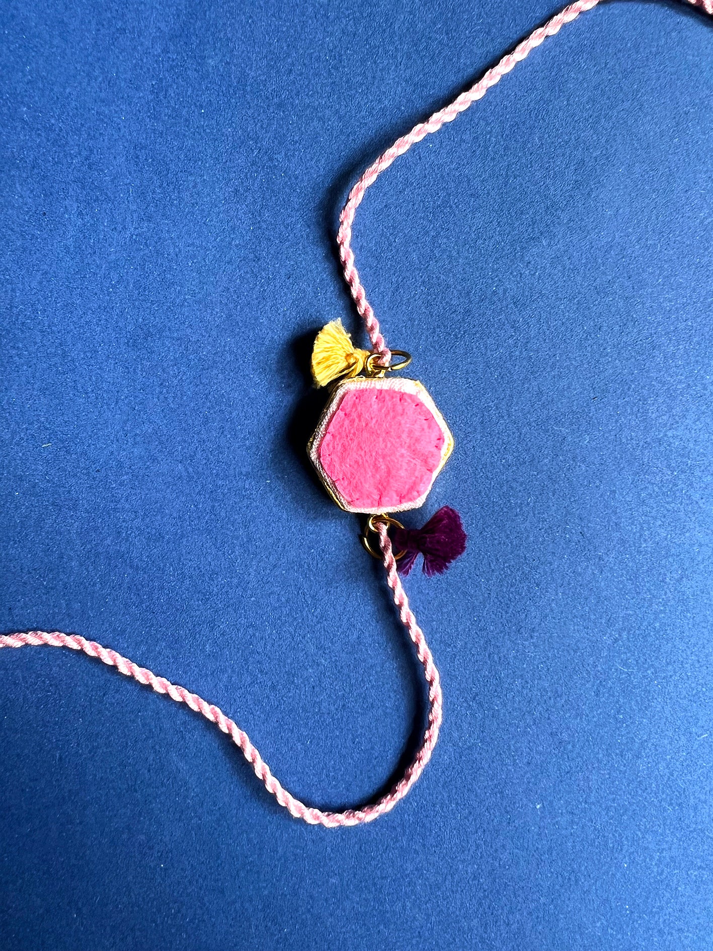 Yellow Sunflower Hexa Rakhi