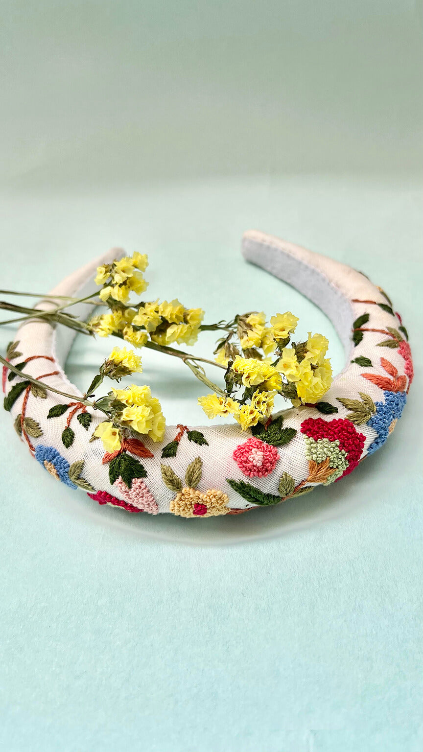 The Garden of Esle- Hand embroidered hair band for women & kids