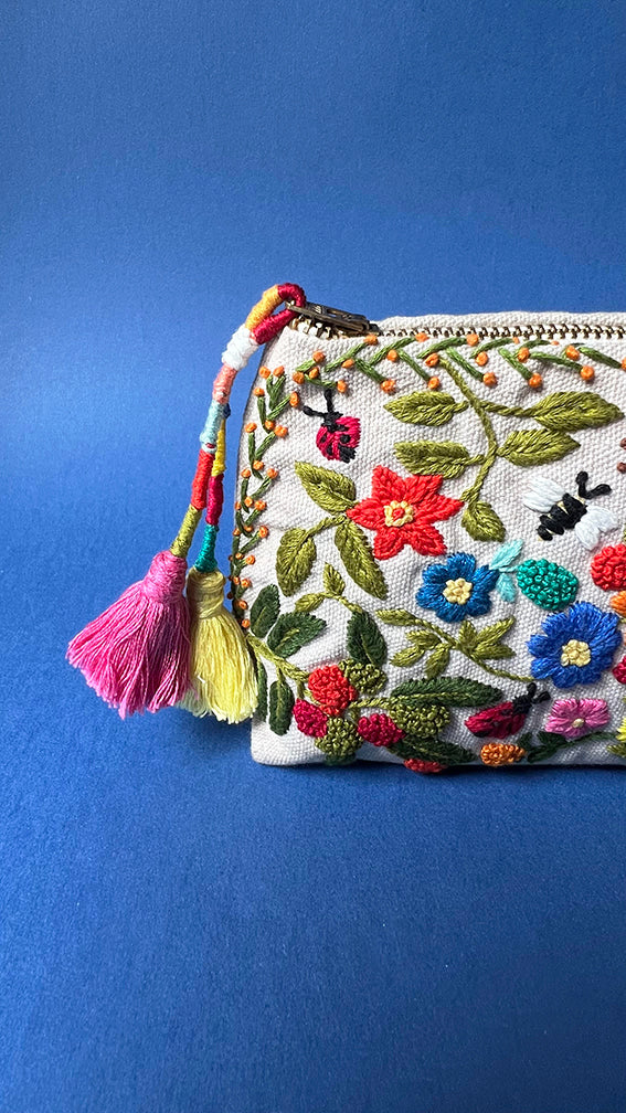 Vintage flair garden Keepsake pouch