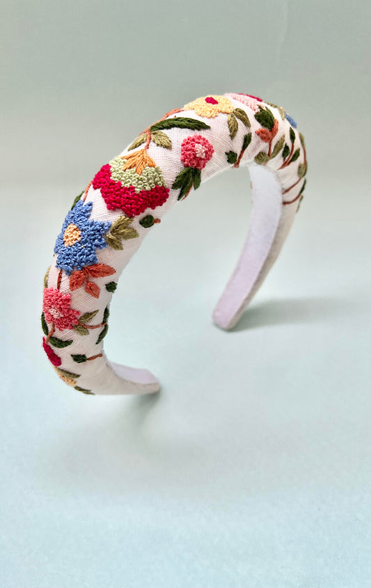 The Garden of Esle- Hand embroidered hair band for women & kids