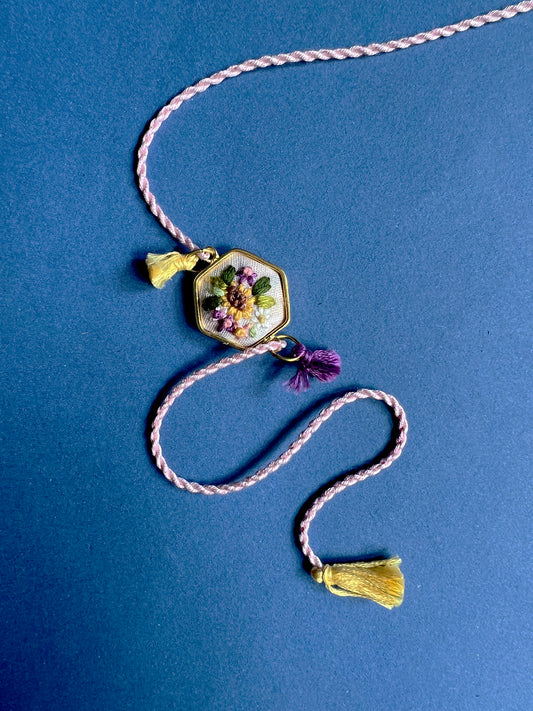 Yellow Sunflower Hexa Rakhi